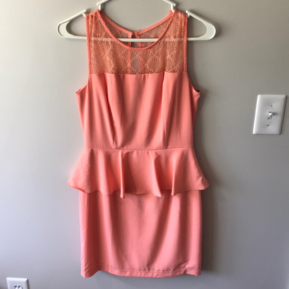 Peach Dress